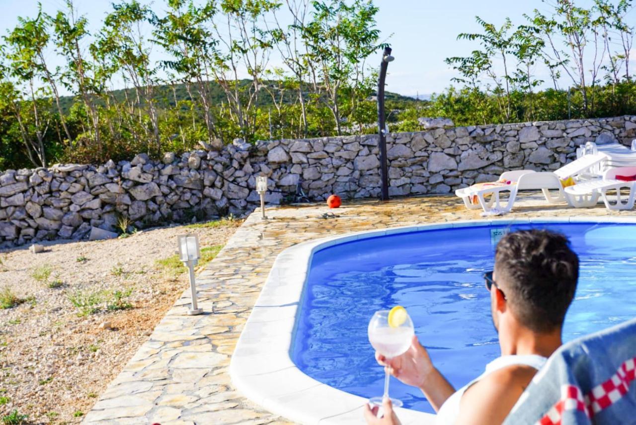 Beautiful Secluded Area Near Novalja Vacation House With Pool And Sea View Villa Lara Exterior photo